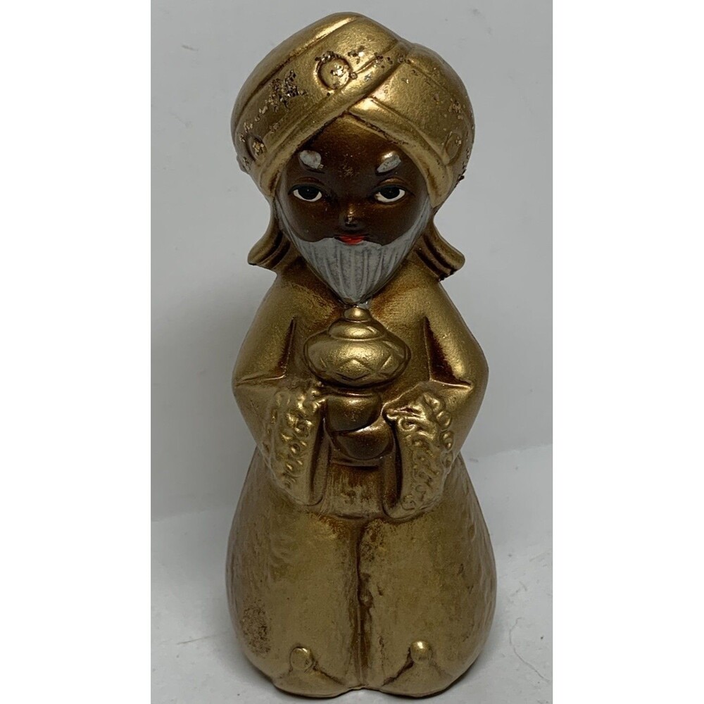 Vintage STAR Wise Man Figure MCM Nativity Figurine Holiday Mid Century Mod